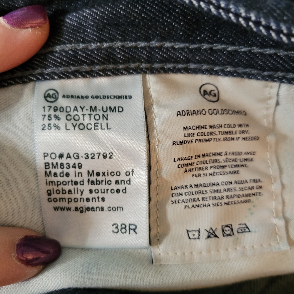Adriano Goldschmied Ives Jeans Size 38R - Picture 10 of 12